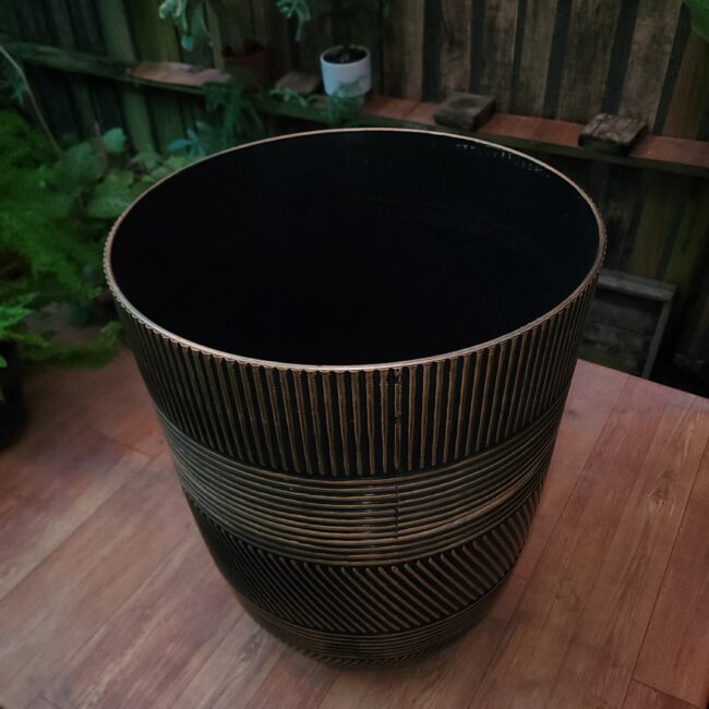 Quà tặng cây cảnh 11 Chậu Nhựa Giả Đồng Dáng Chữ U (4)