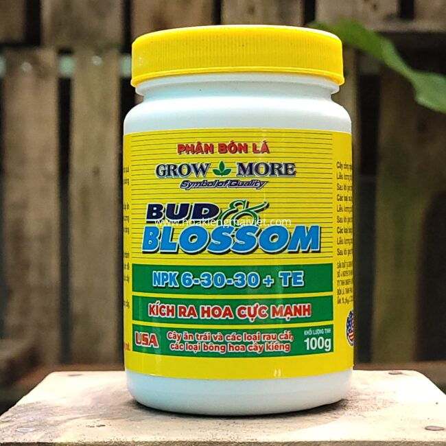 Chợ Hoa Kiểng 22 Phân bón lá BUD & BLOSSOM (NPK 6-30-30+TE)