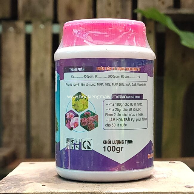 Chợ Hoa Kiểng 20 Phân bón vi lượng NPK 10-60-10 (siêu lân)